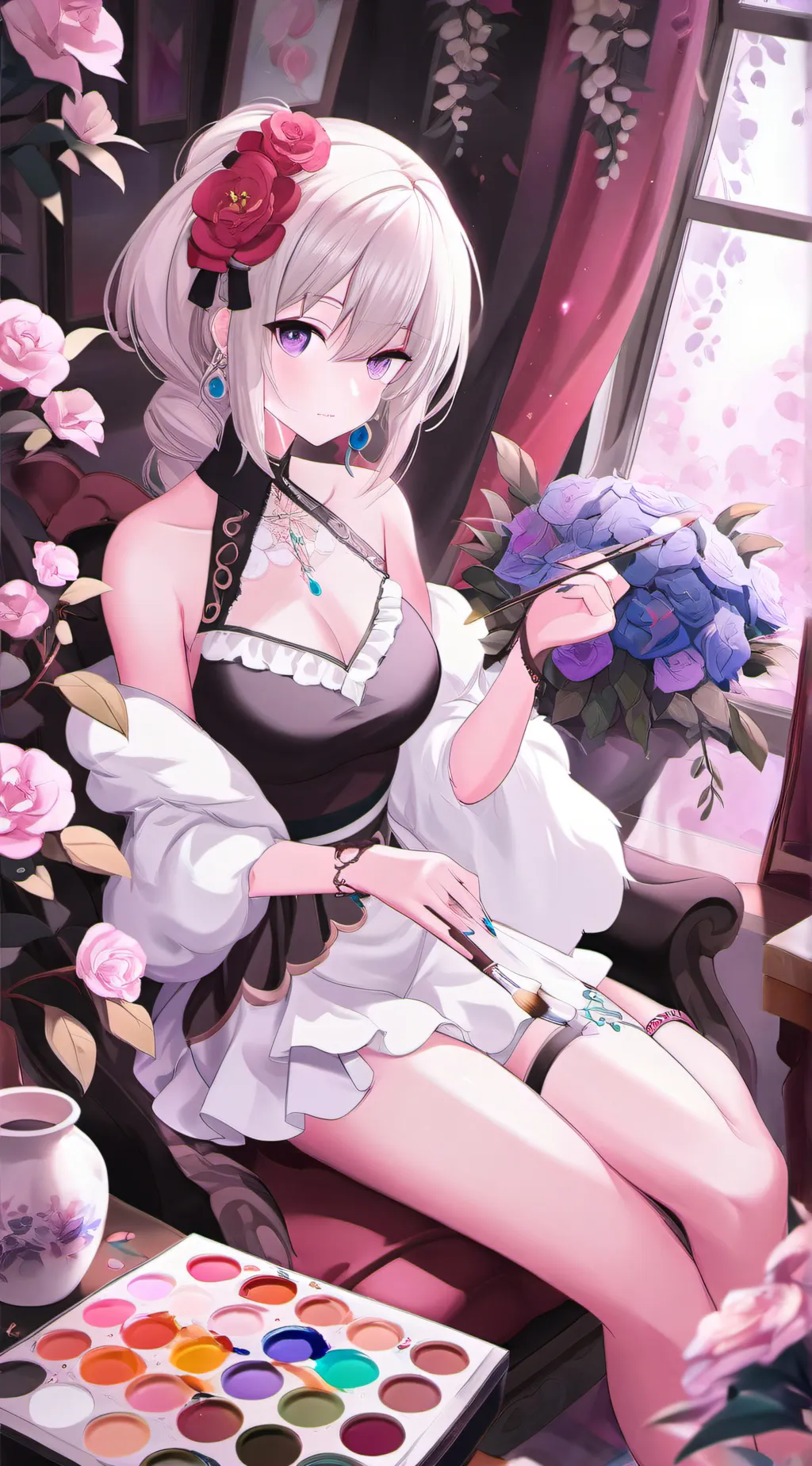 ai character: Lily background