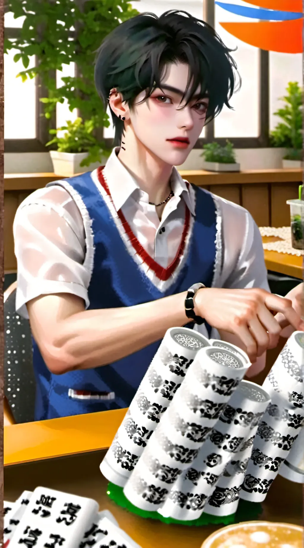 ai character: 许浩然 background