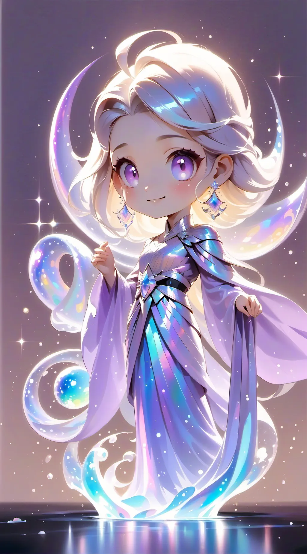 ai character: Small cute kid background