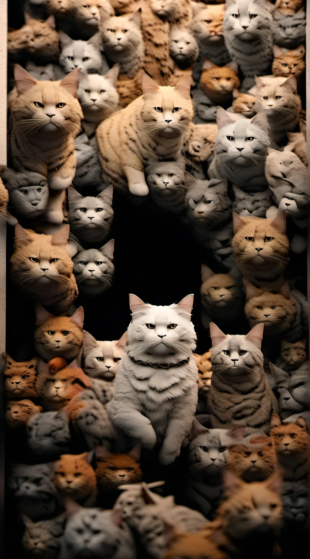 ai character: Infinity cats background