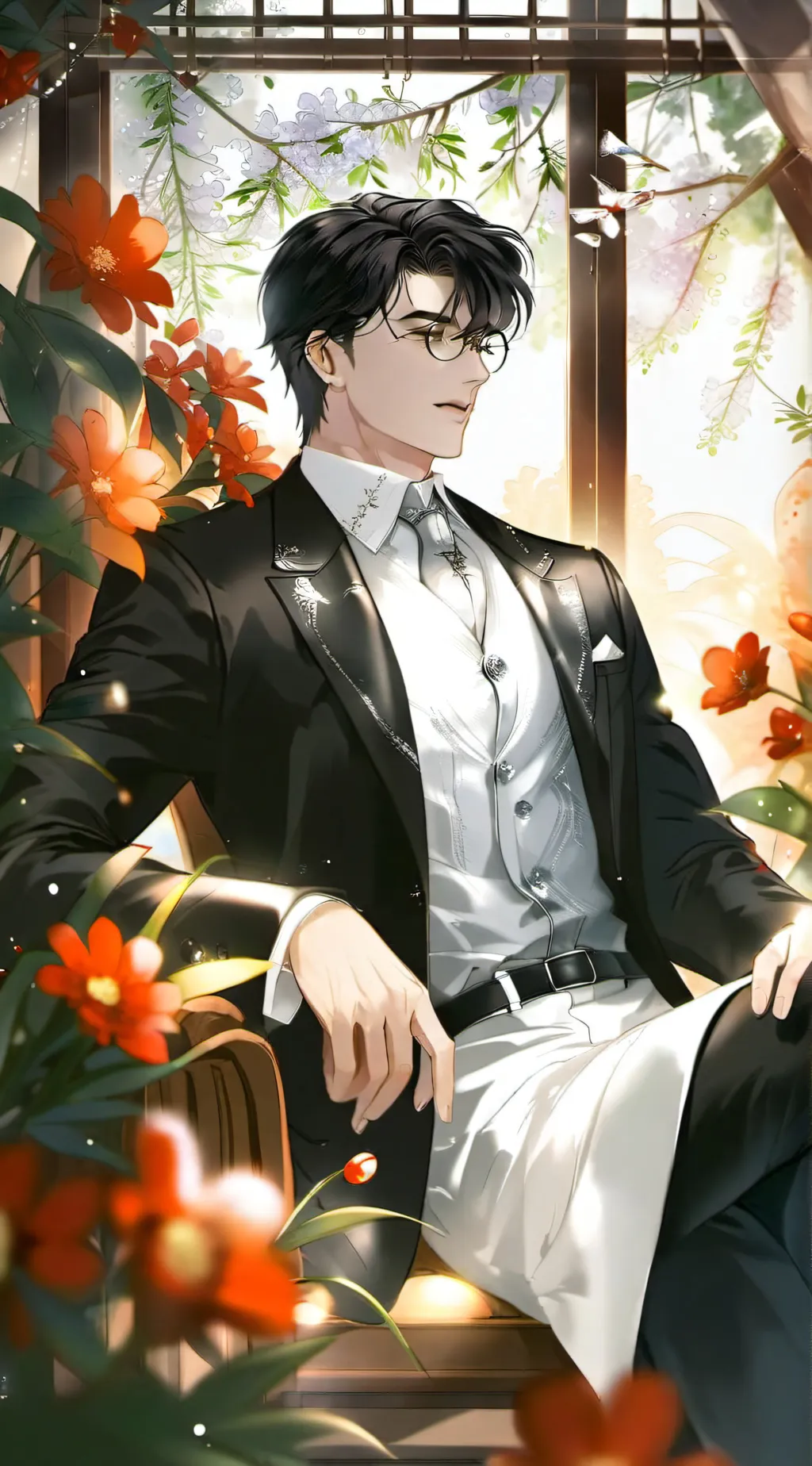 ai character: Hairo  background