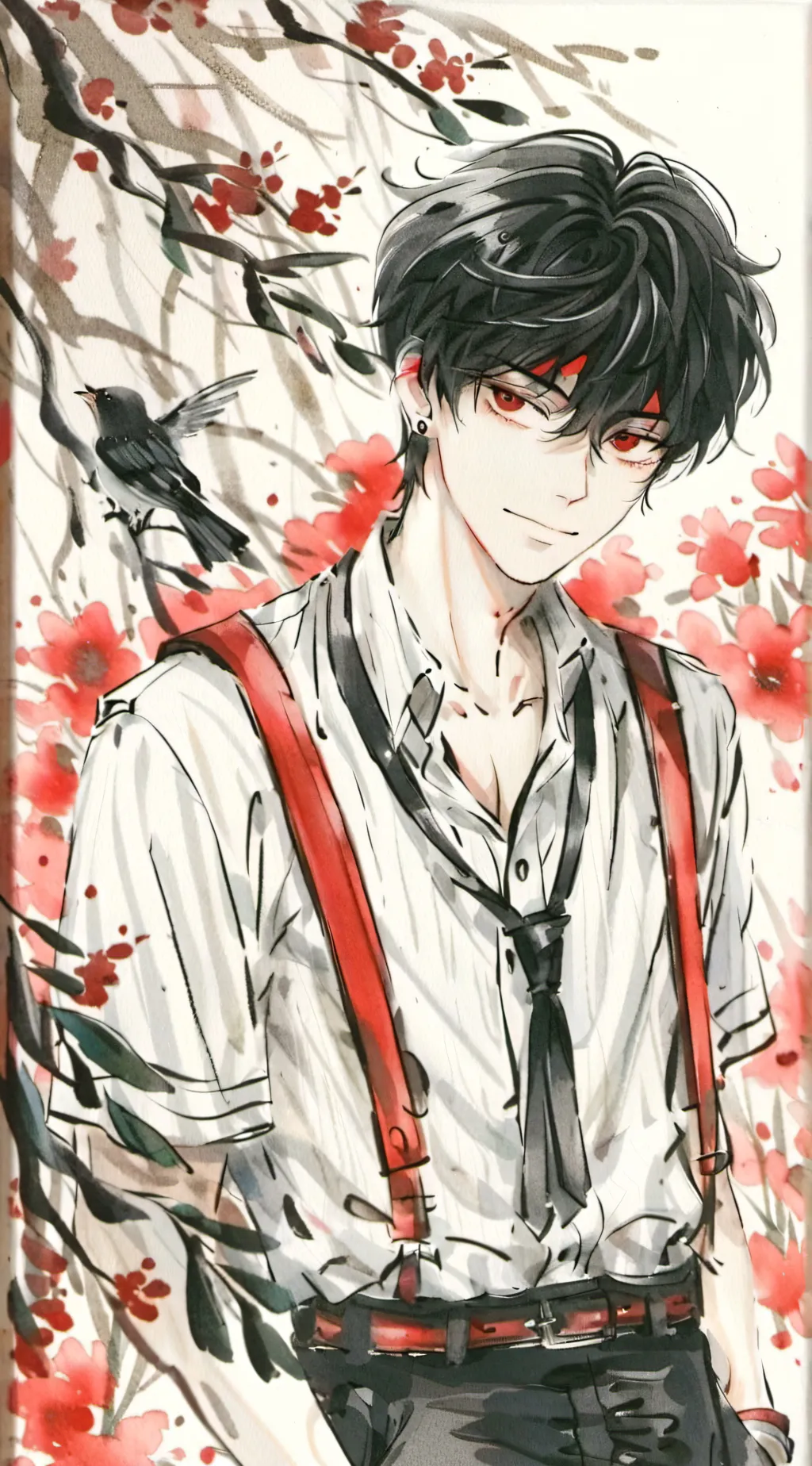 ai character: Sky background