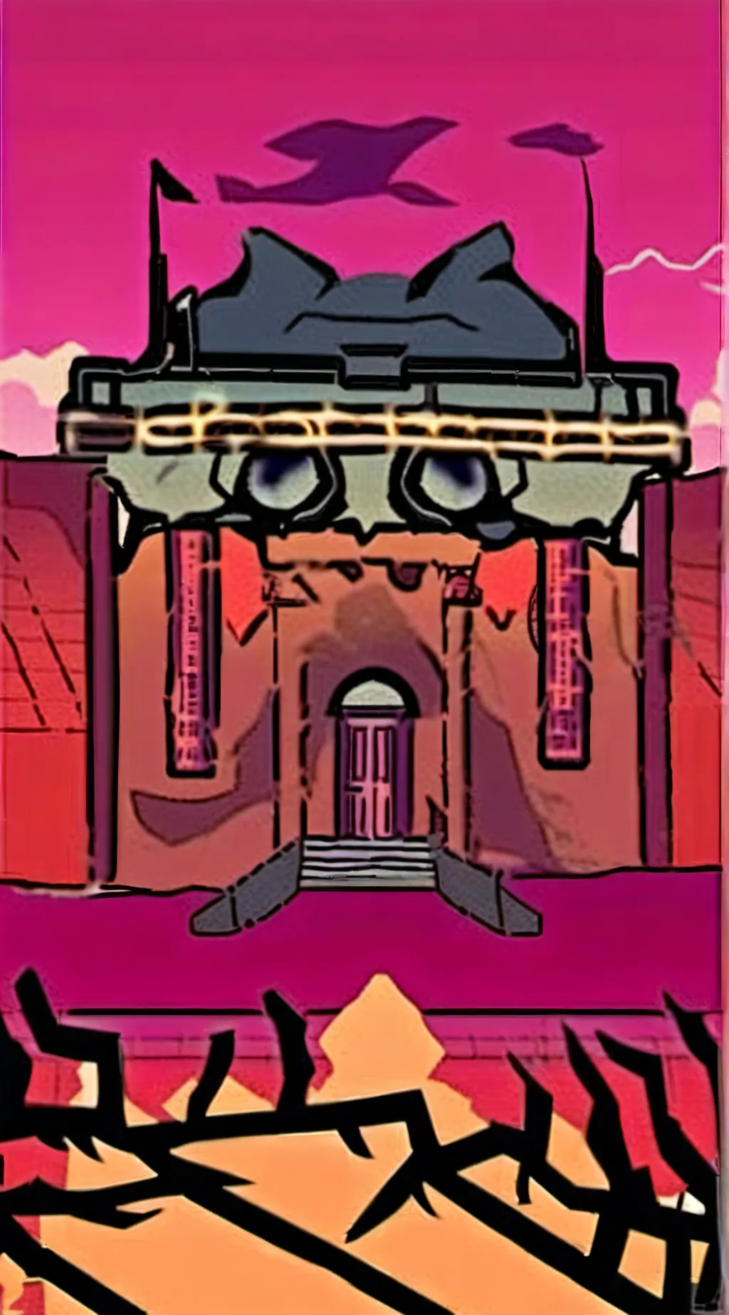 ai character: Hazbins got talent background