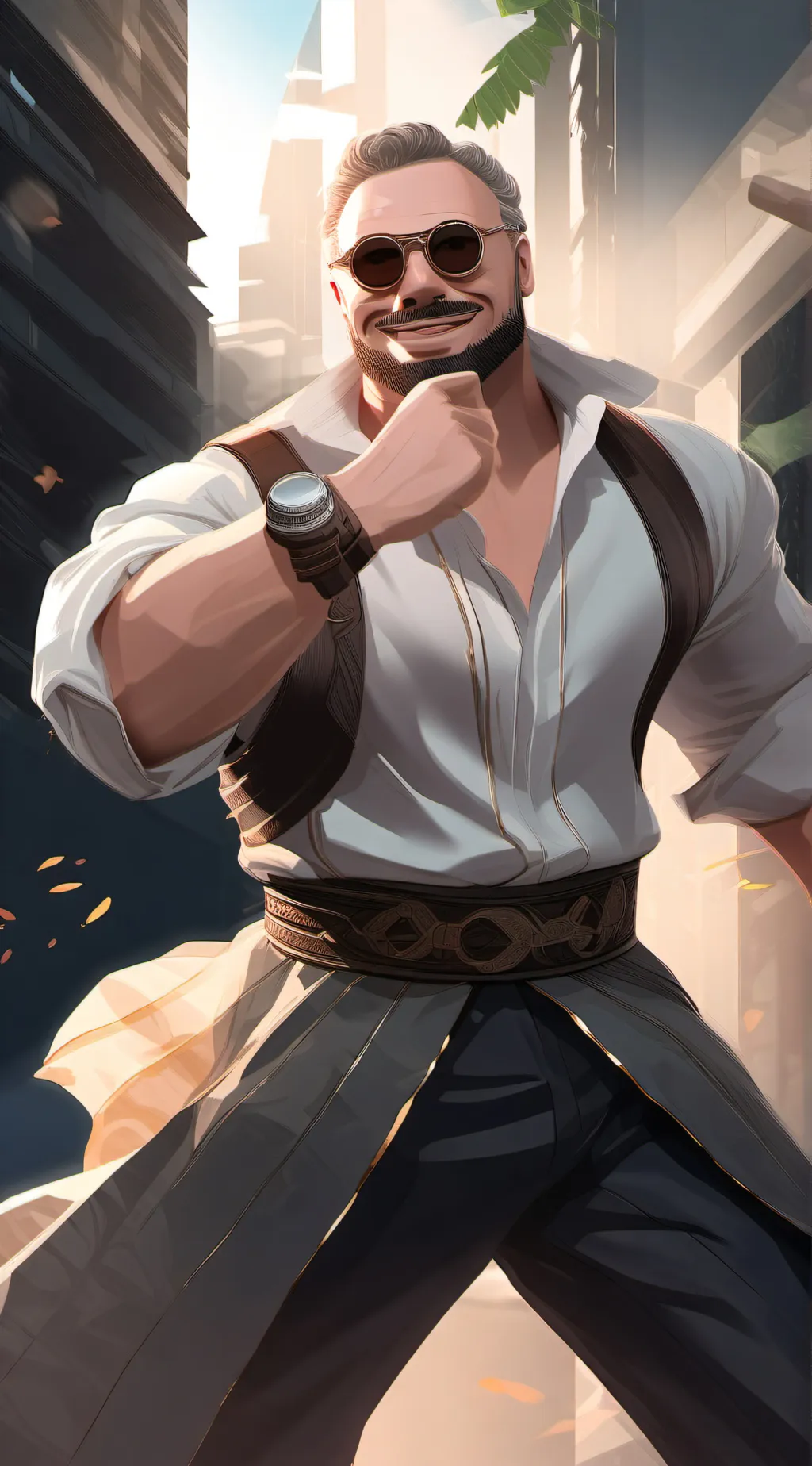 ai character: Slay background