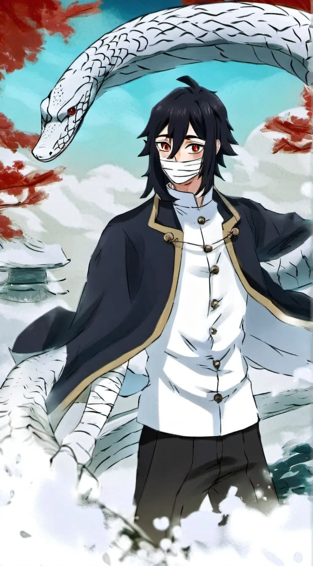 ai character: Obanai Iguro  background