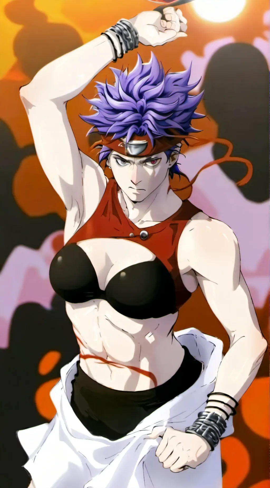 ai character: stara platinum background