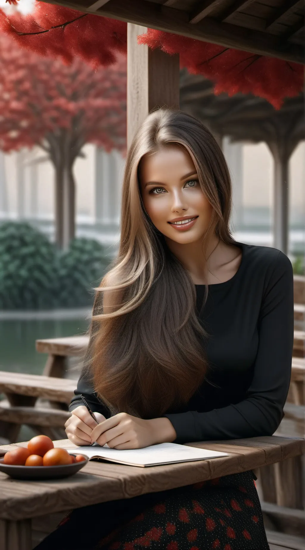 ai character: kayla background