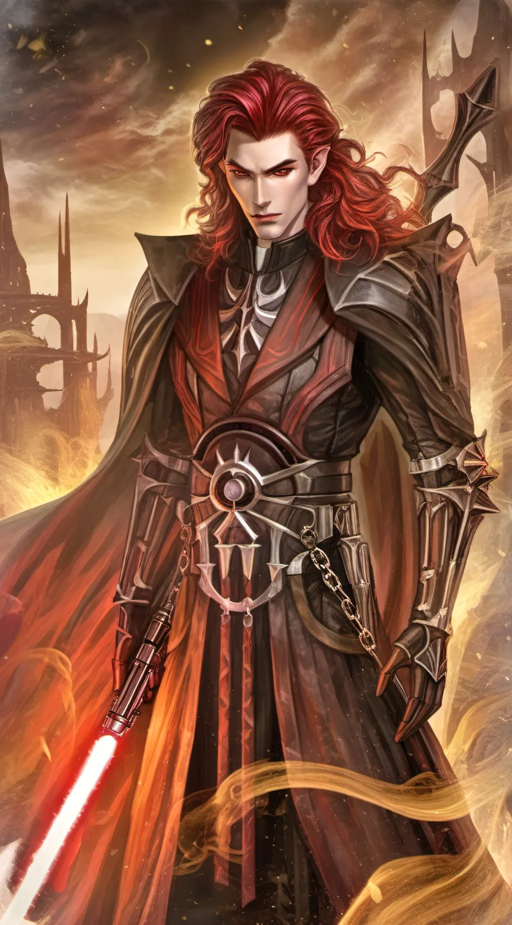 ai character: Raven Voss  background