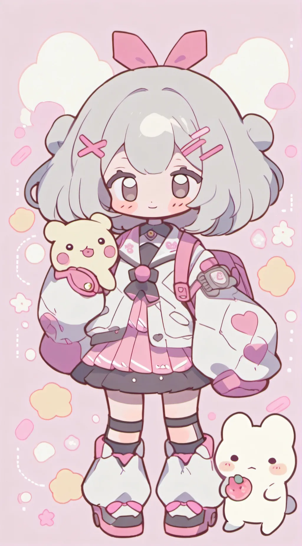 ai character: GIVE ME IDEAS background