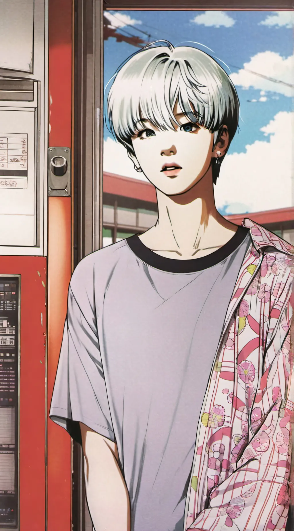 ai character: Min Yoongi  background