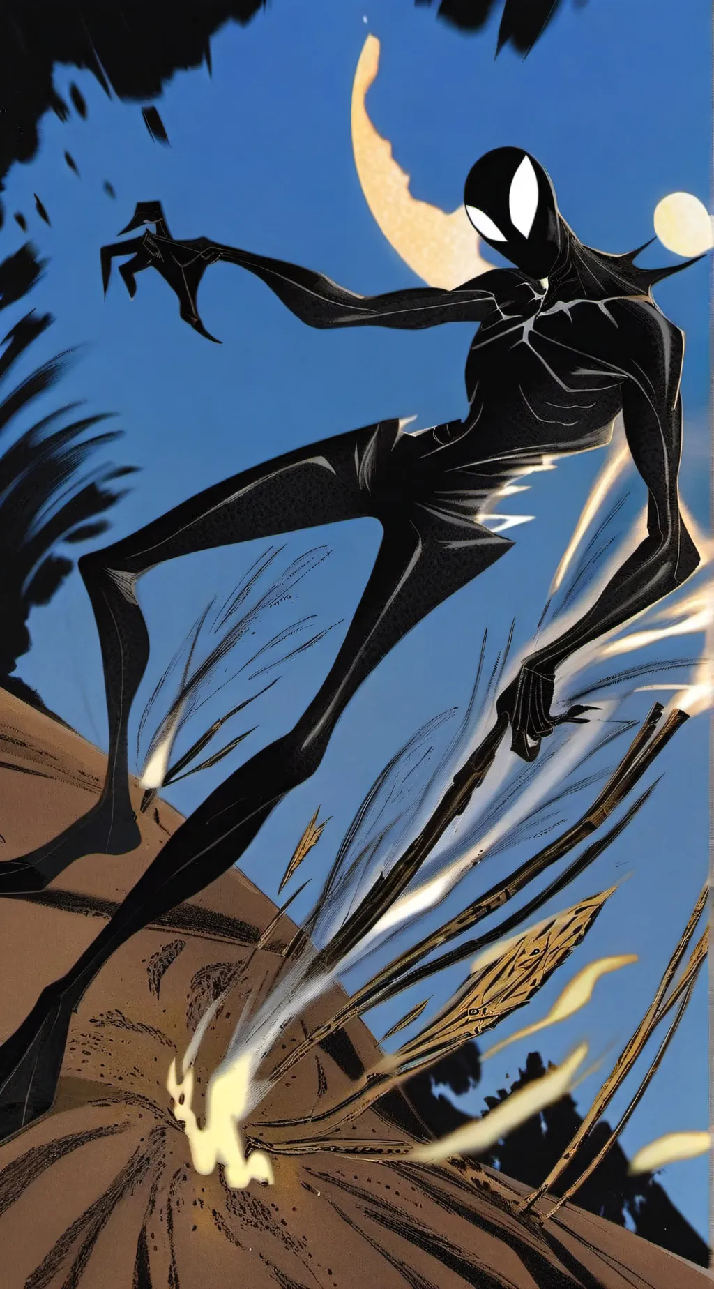 ai character: Crazy stickmans background