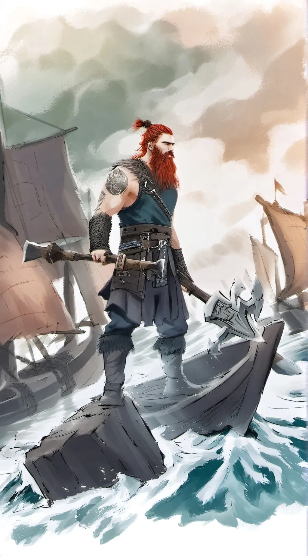 ai character: Scandinavia rp background