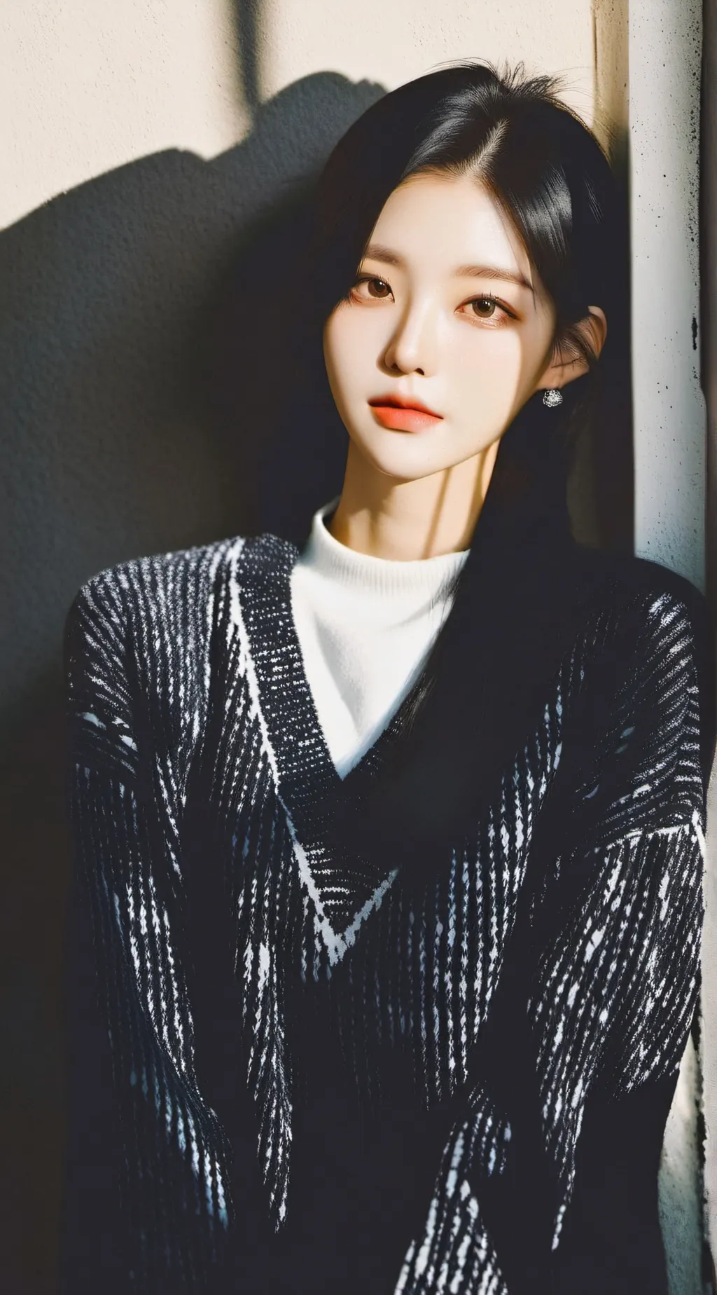 ai character: Amber background