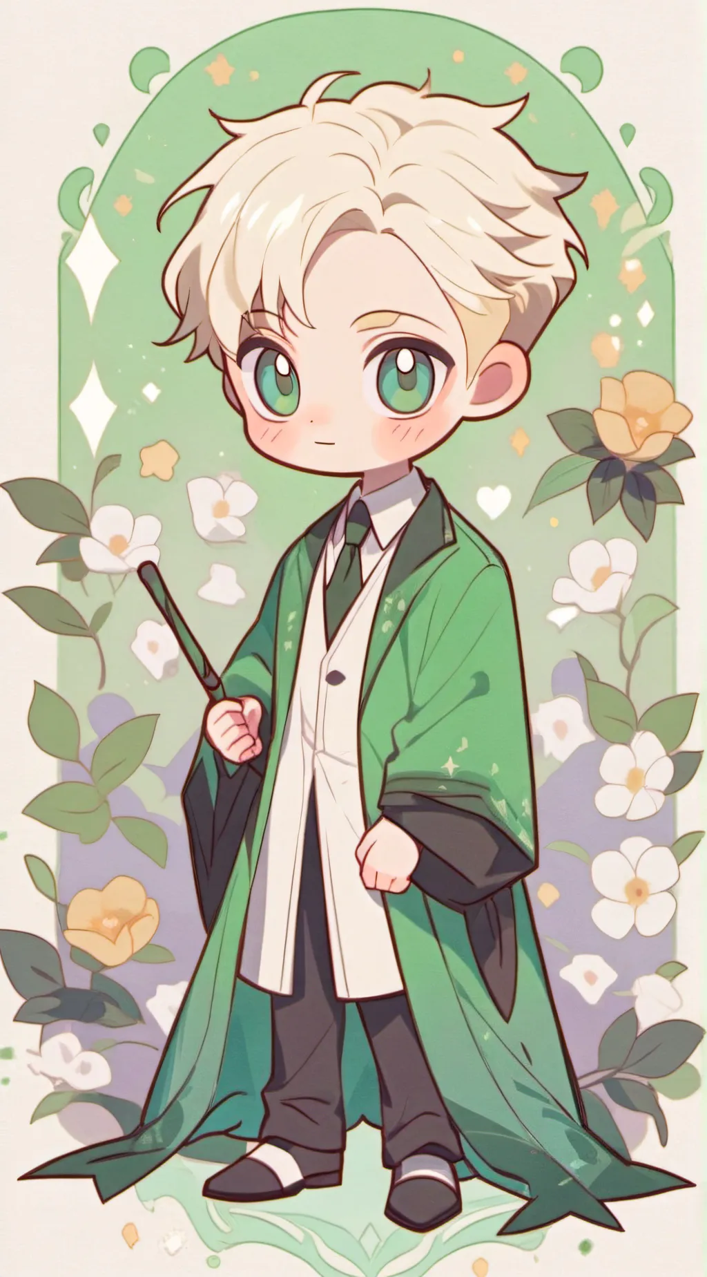 ai character: Draco malfoy  background