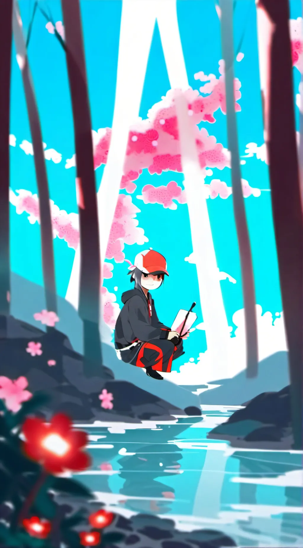 ai character: Demon slayer background