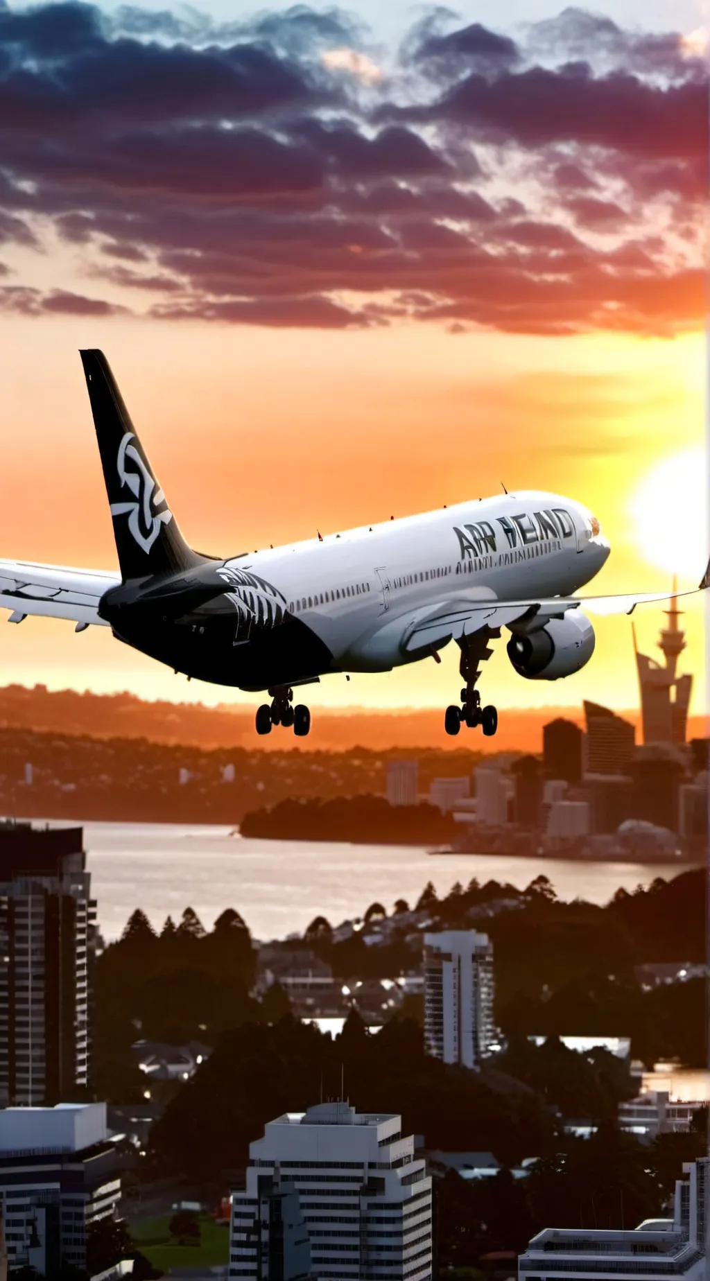 ai character: Air New Zealand 🇳🇿 background