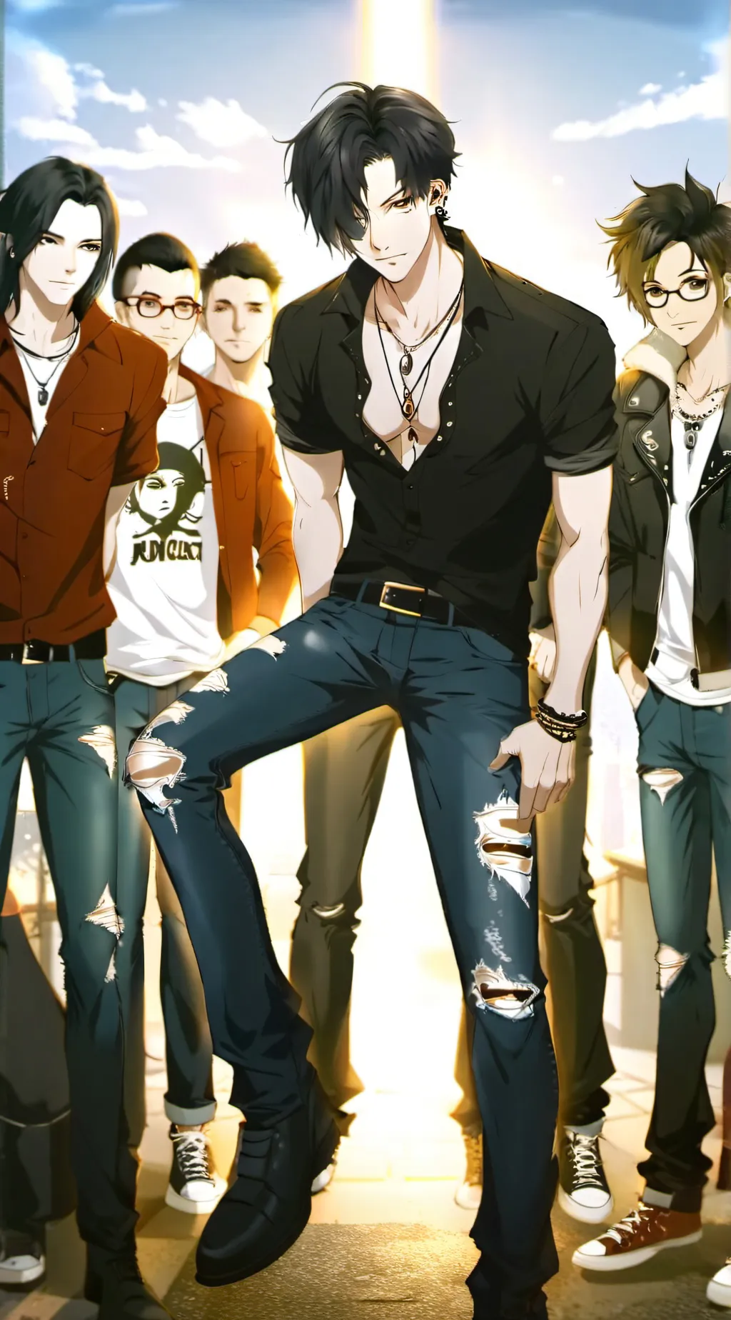 ai character: Marcas background