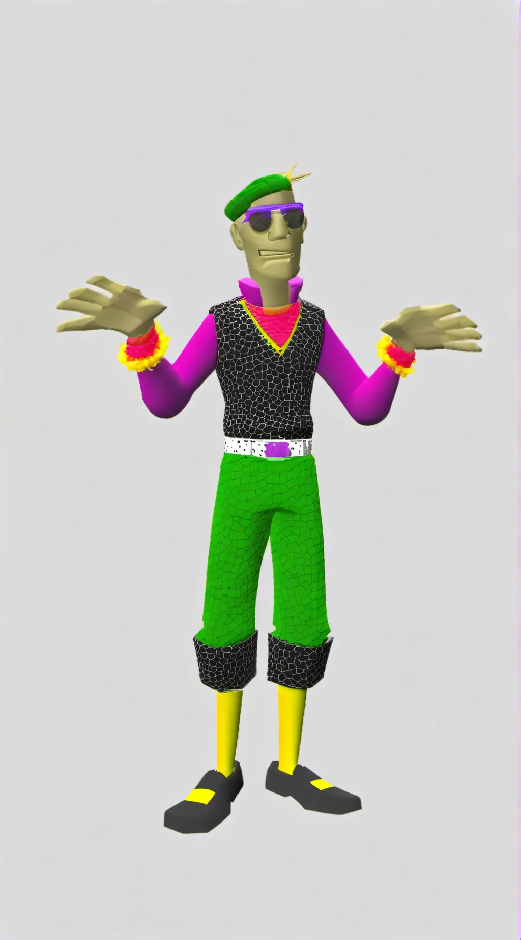 ai character: fair carny background