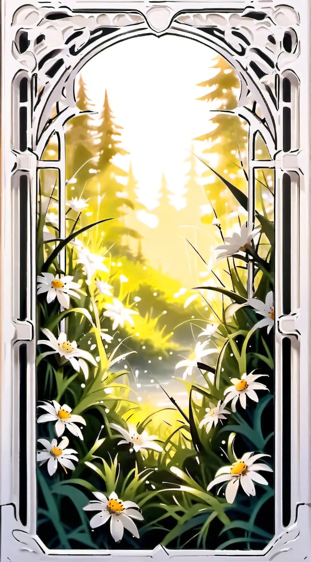 ai character: go touch grass background