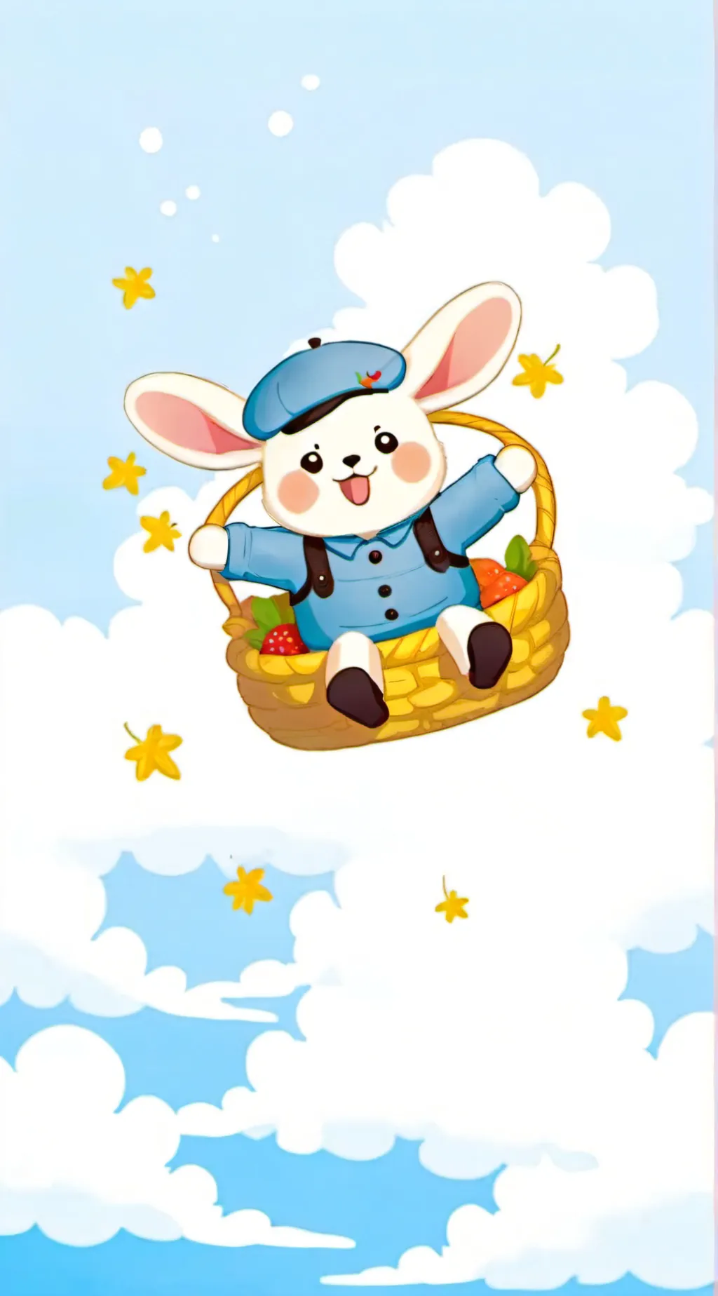 ai character: °•bunny•° background