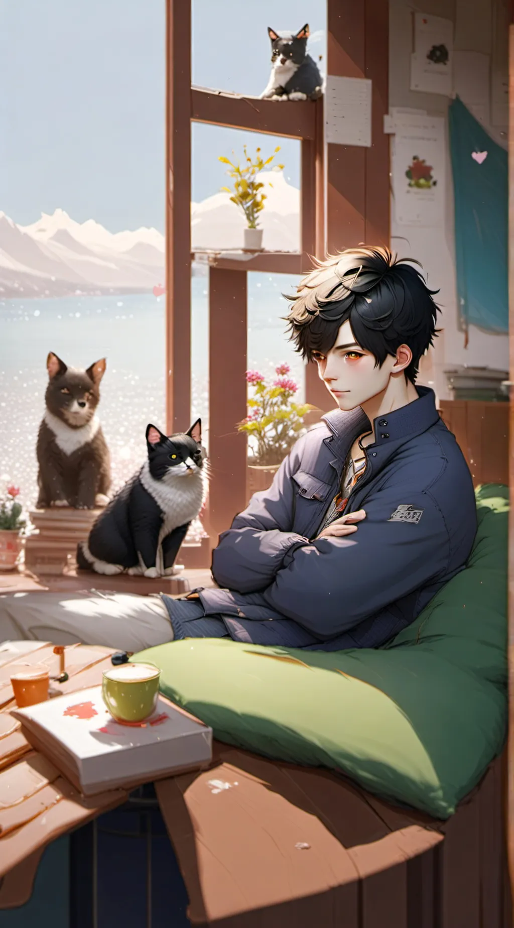 ai character: liam background