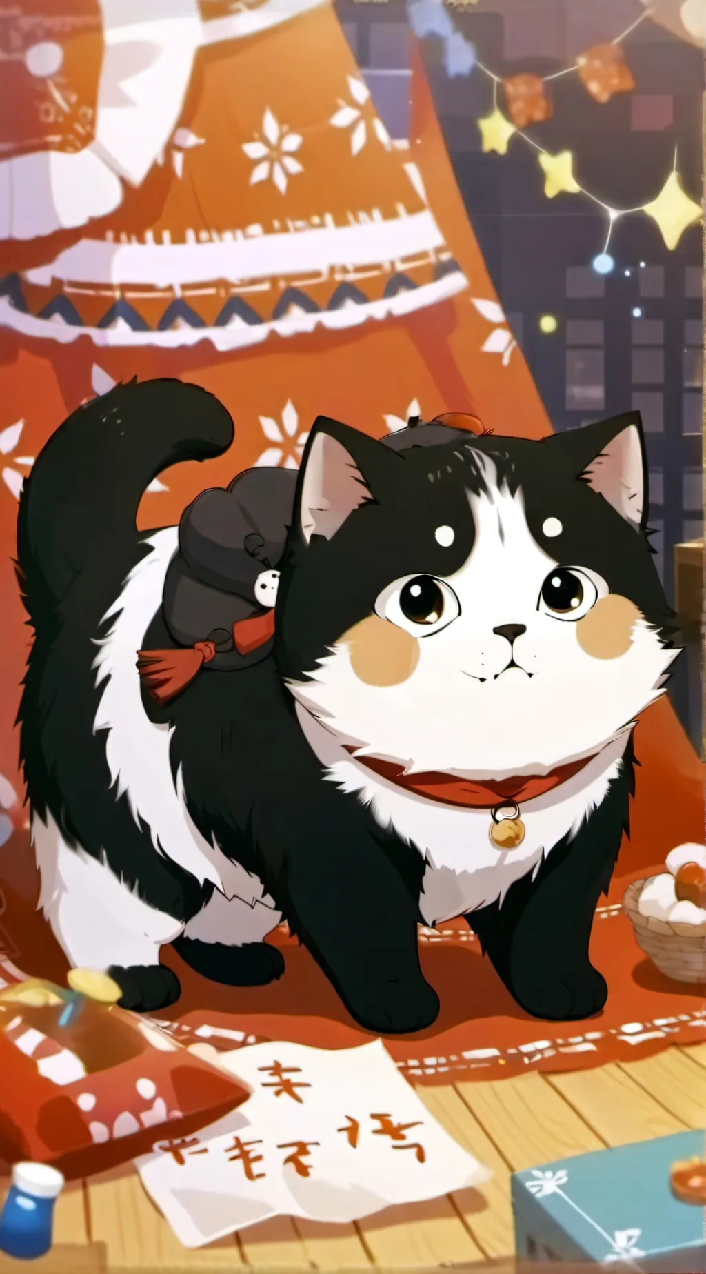 ai character: CUTE KITTY background