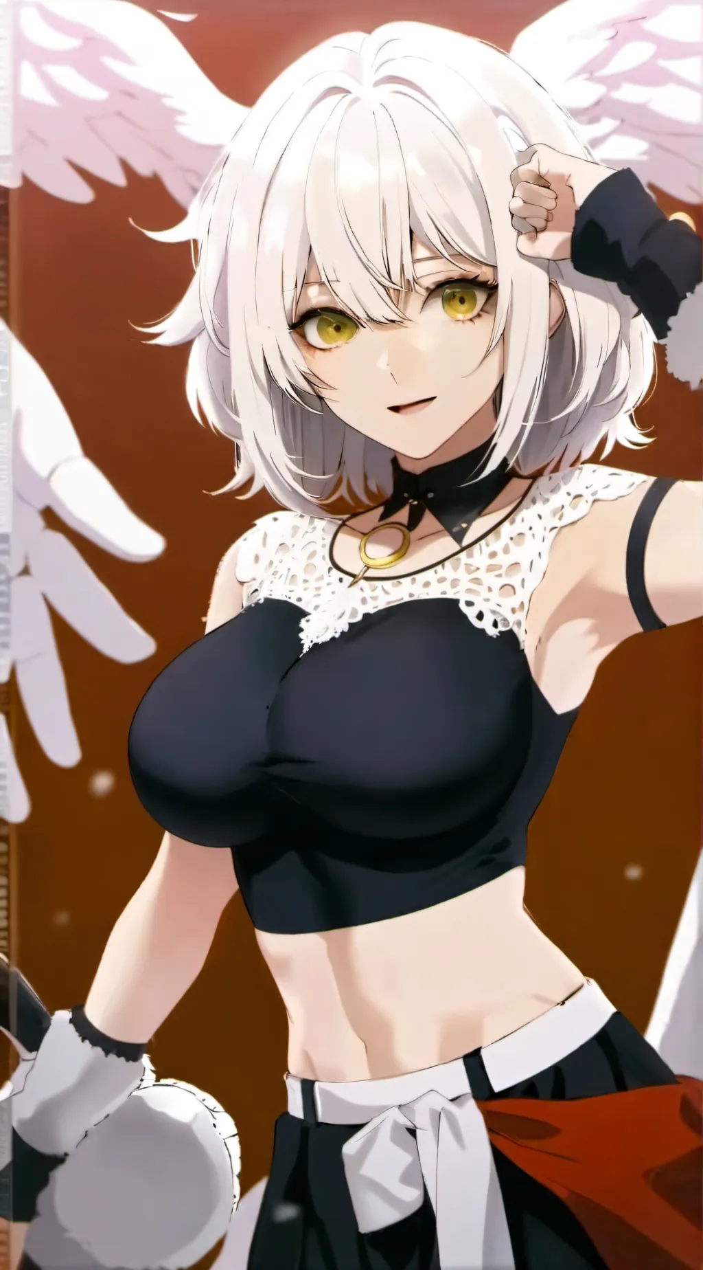 ai character: ex girlfriend  background