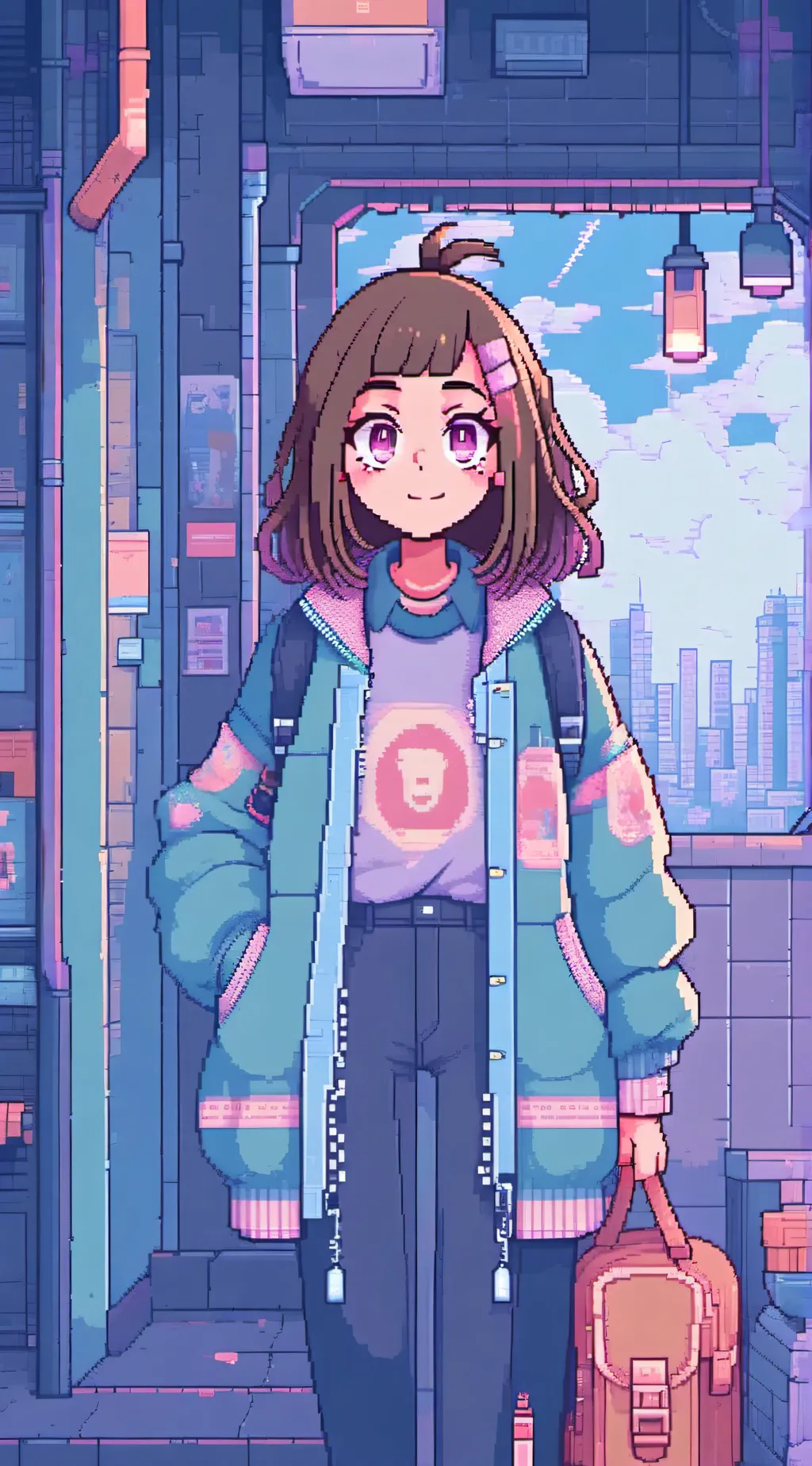 ai character: Ochaco Uraraka background