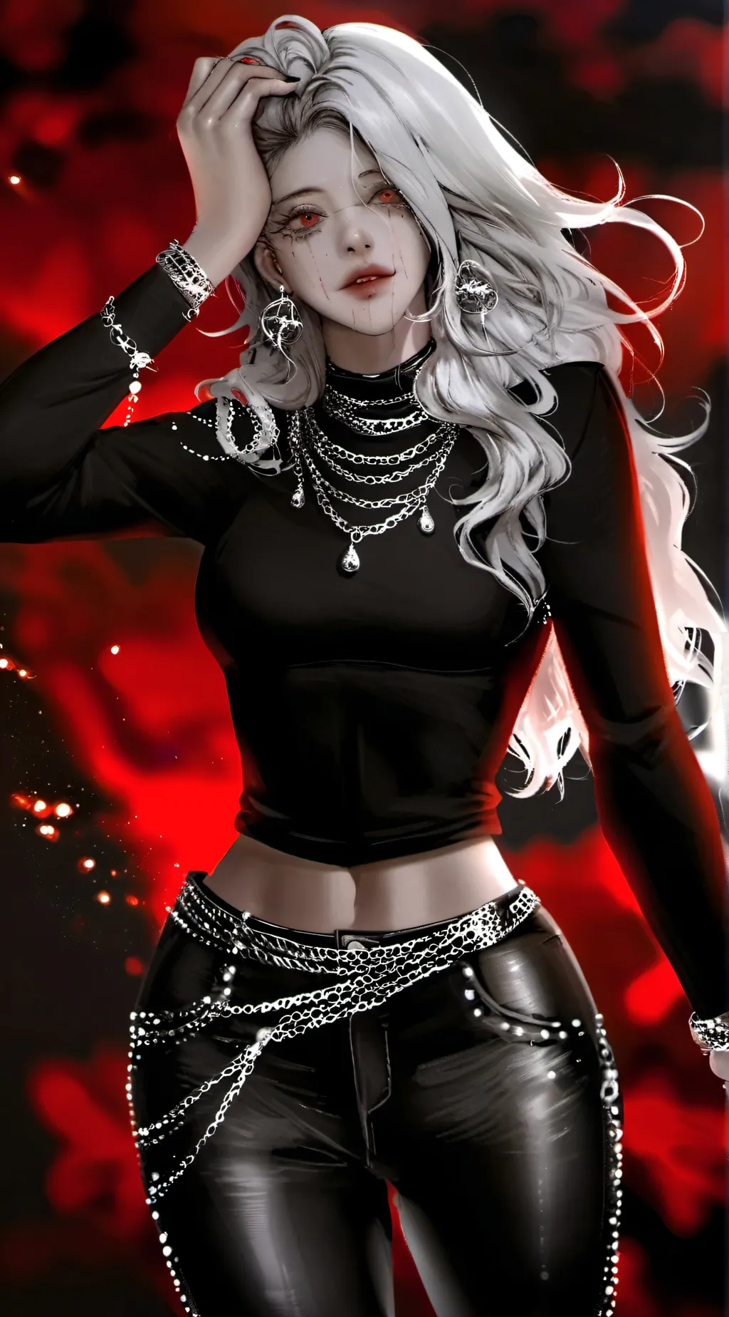 ai character: Lily  background