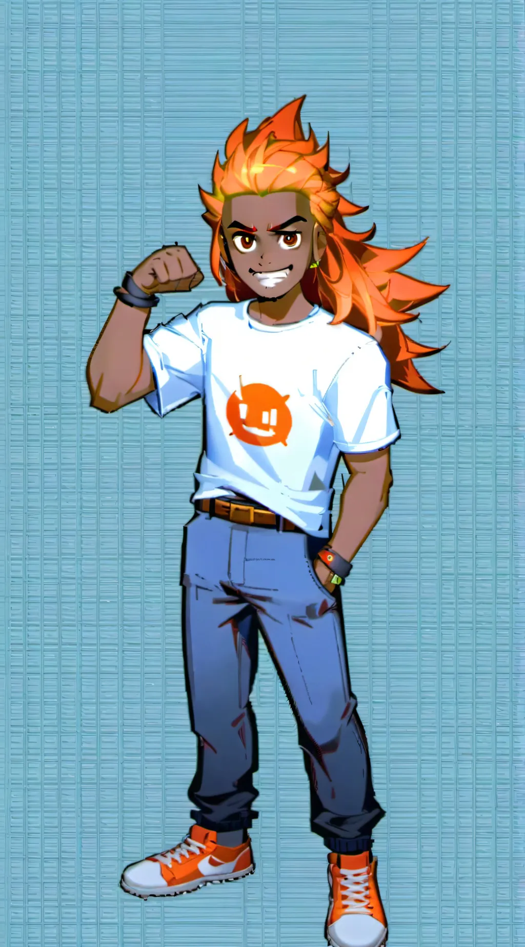 ai character: Bear background