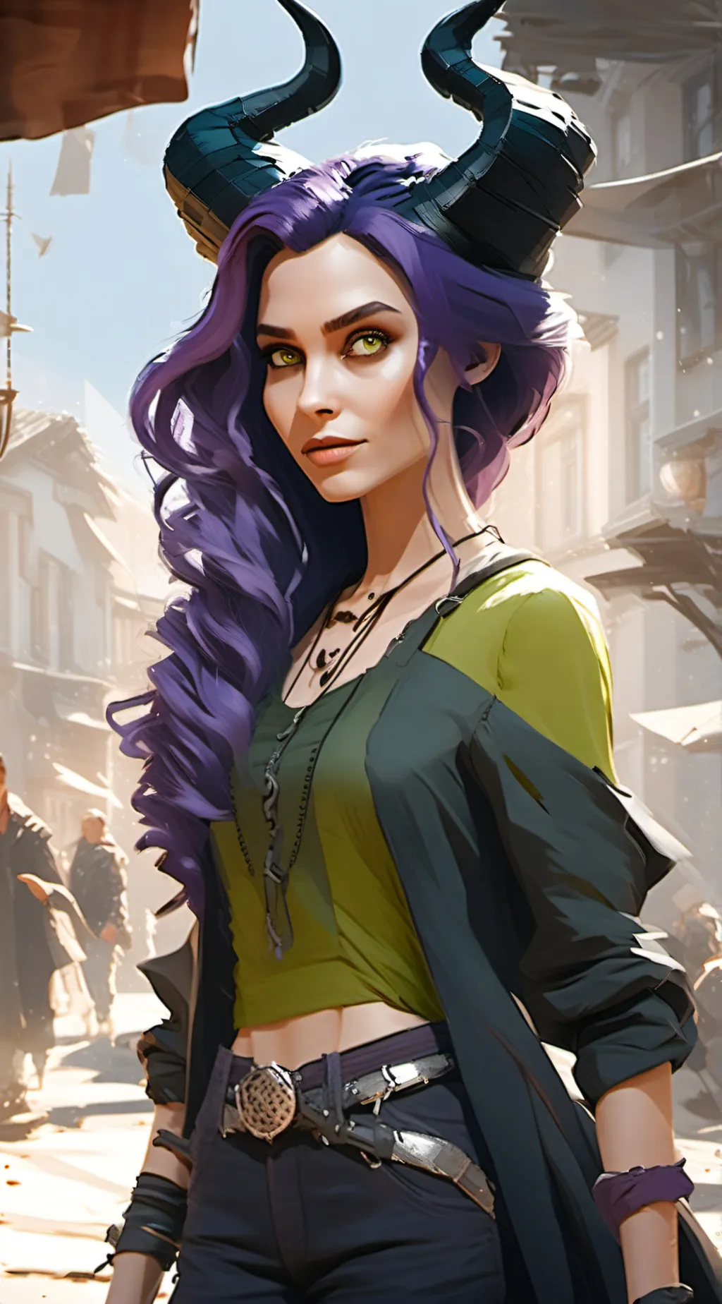 ai character: Descendants background