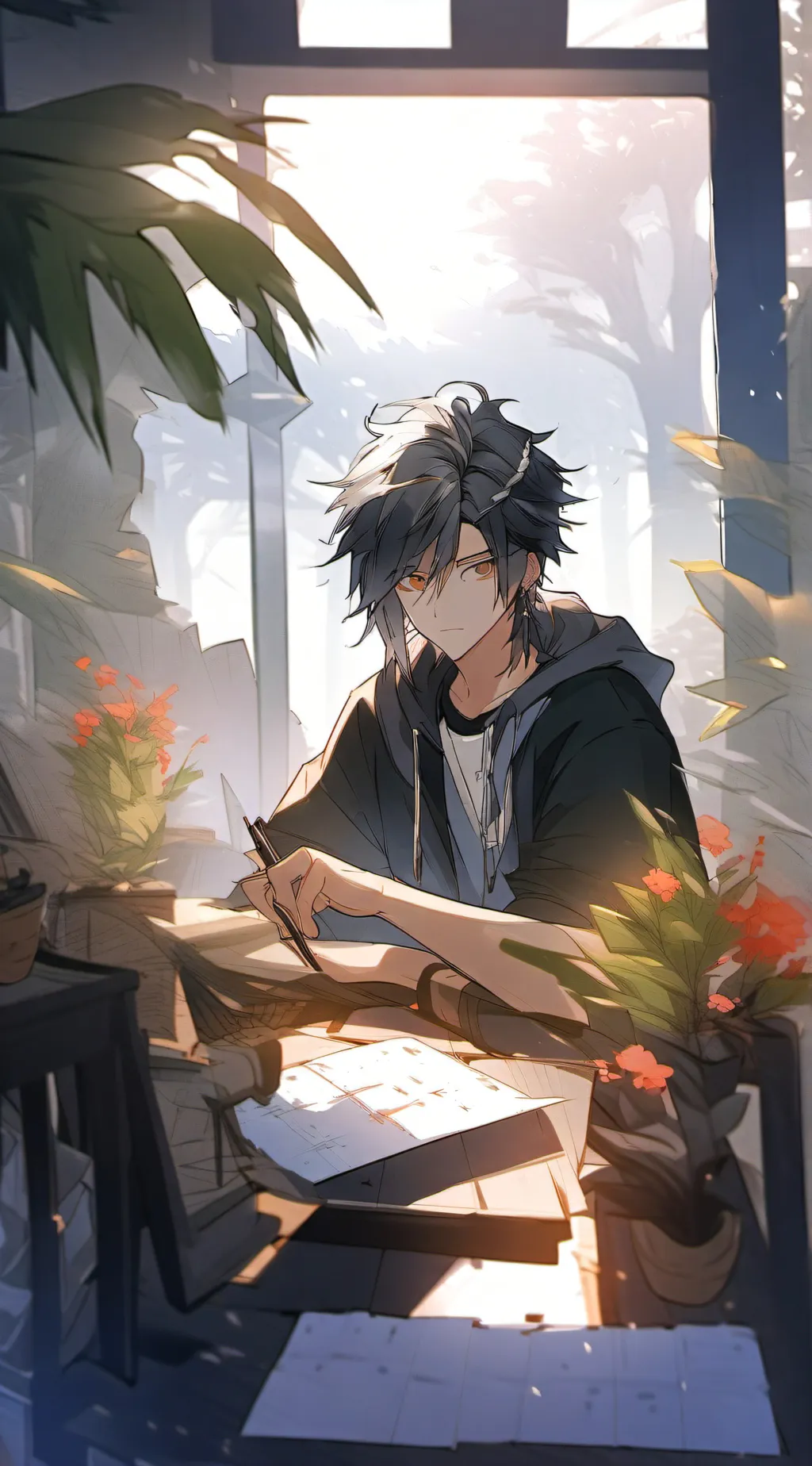 ai character: Potne background