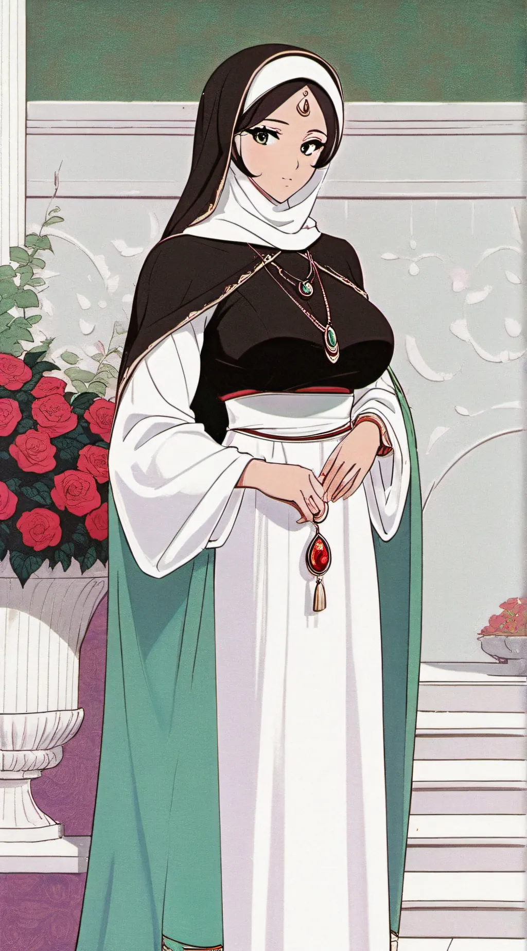 ai character: Madada al ausad🇮🇶 background