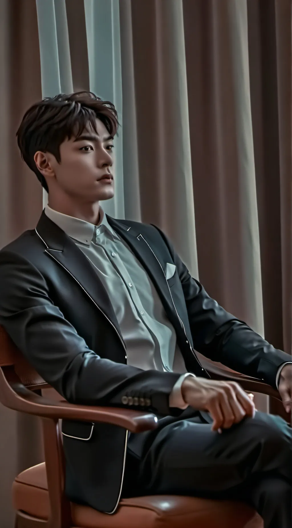 ai character: Enhypen&LESSERAFIM background