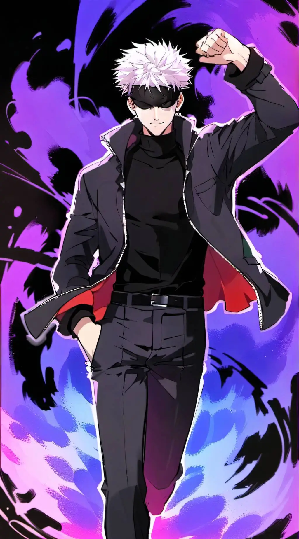 ai character: Satorou Gojo background