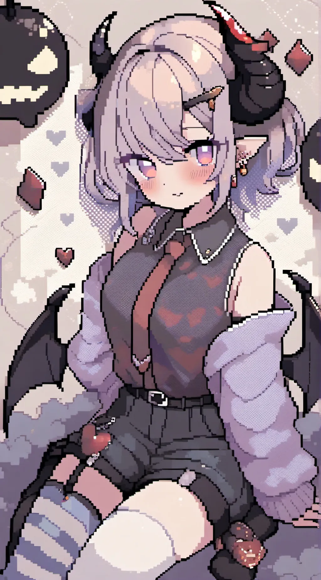 ai character: deadra  background