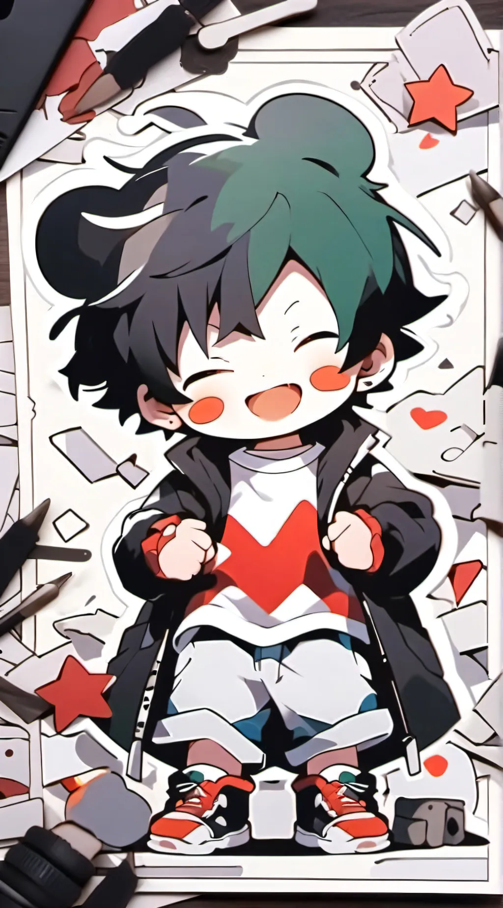 ai character: Boy baby background