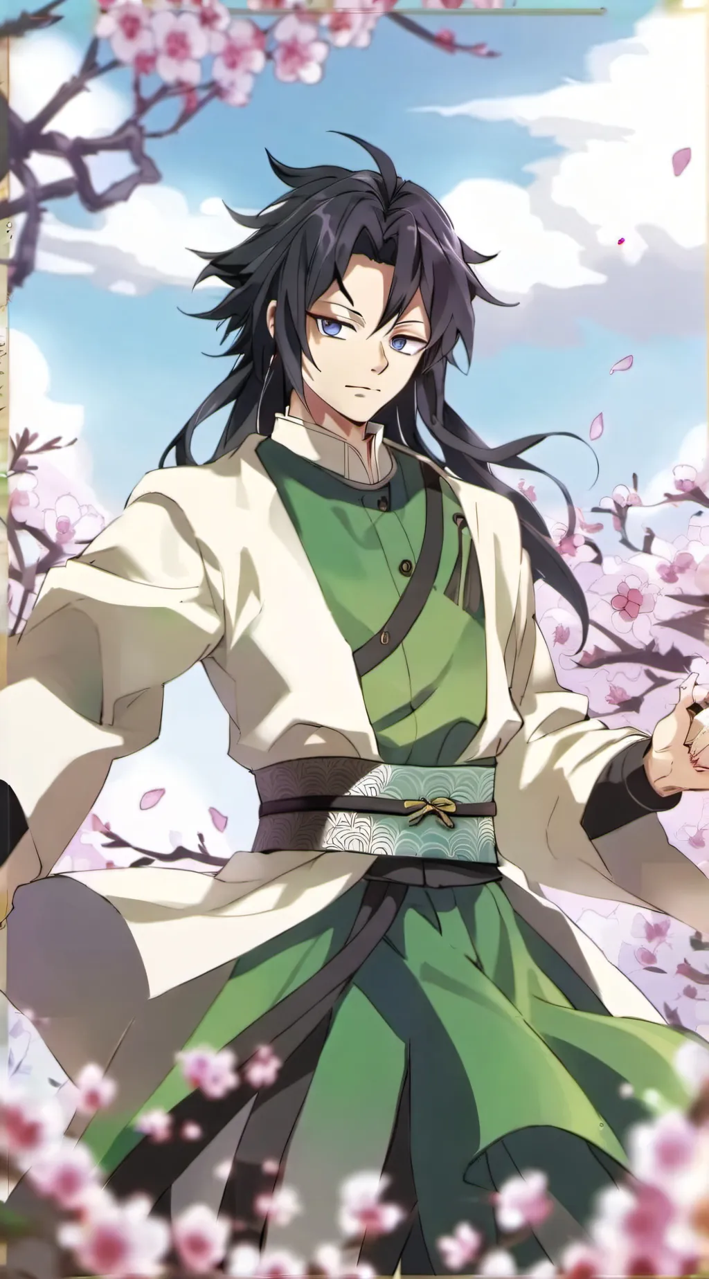 ai character: giyuu tomioka  background