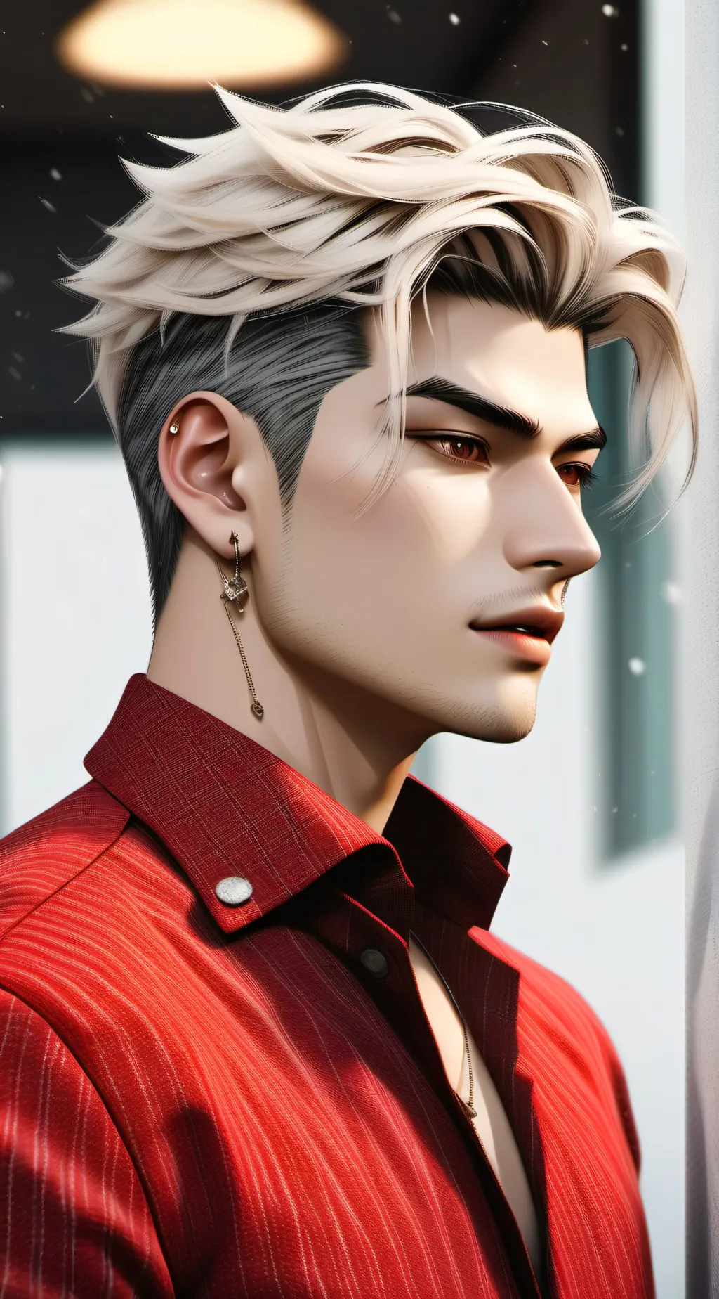 ai character: Lee  background