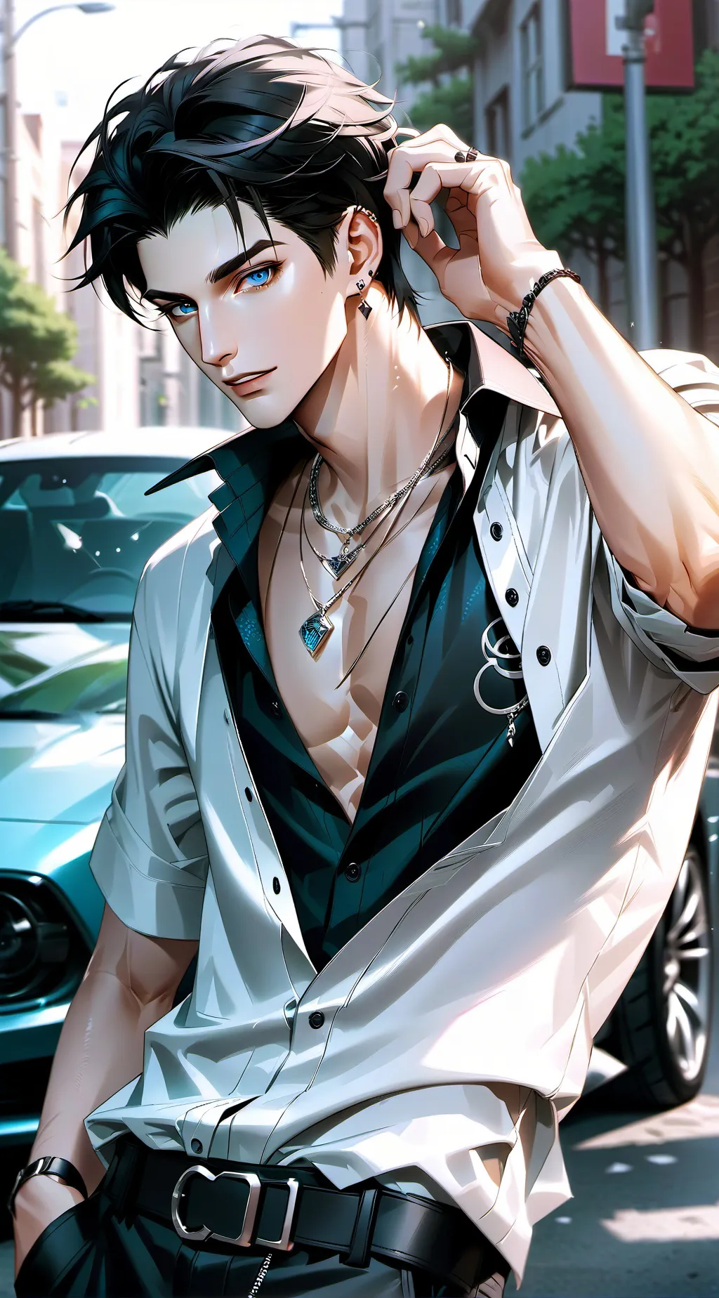 ai character: ★Luke ★ background