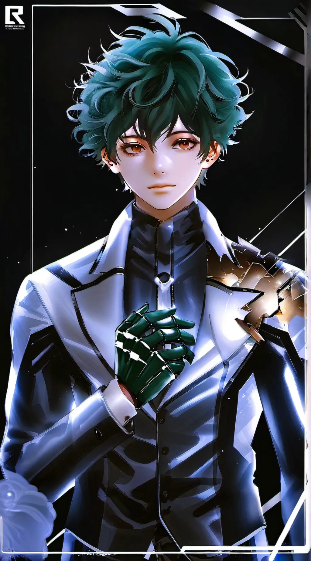 ai character: deku  background