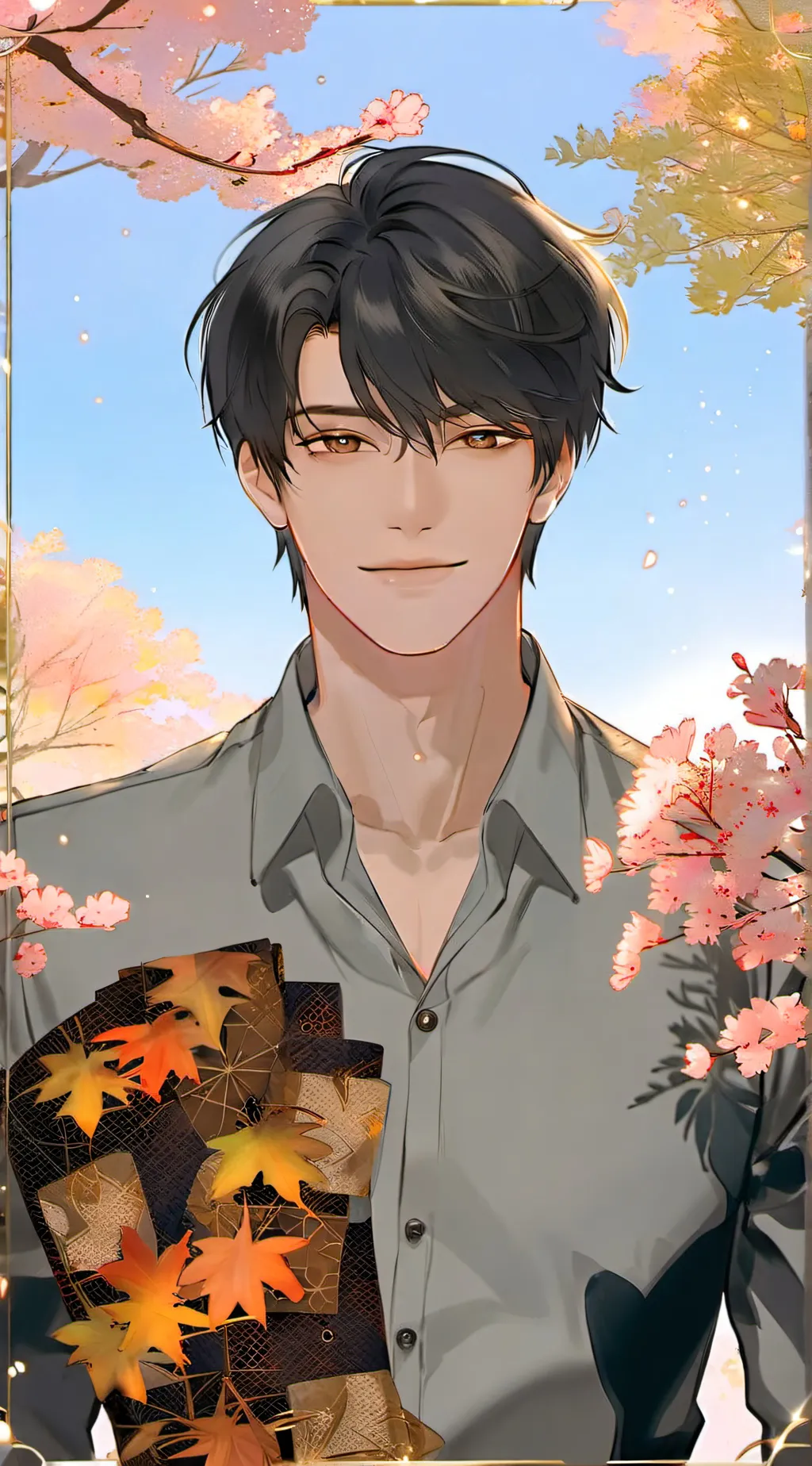 ai character: haruti takashi background