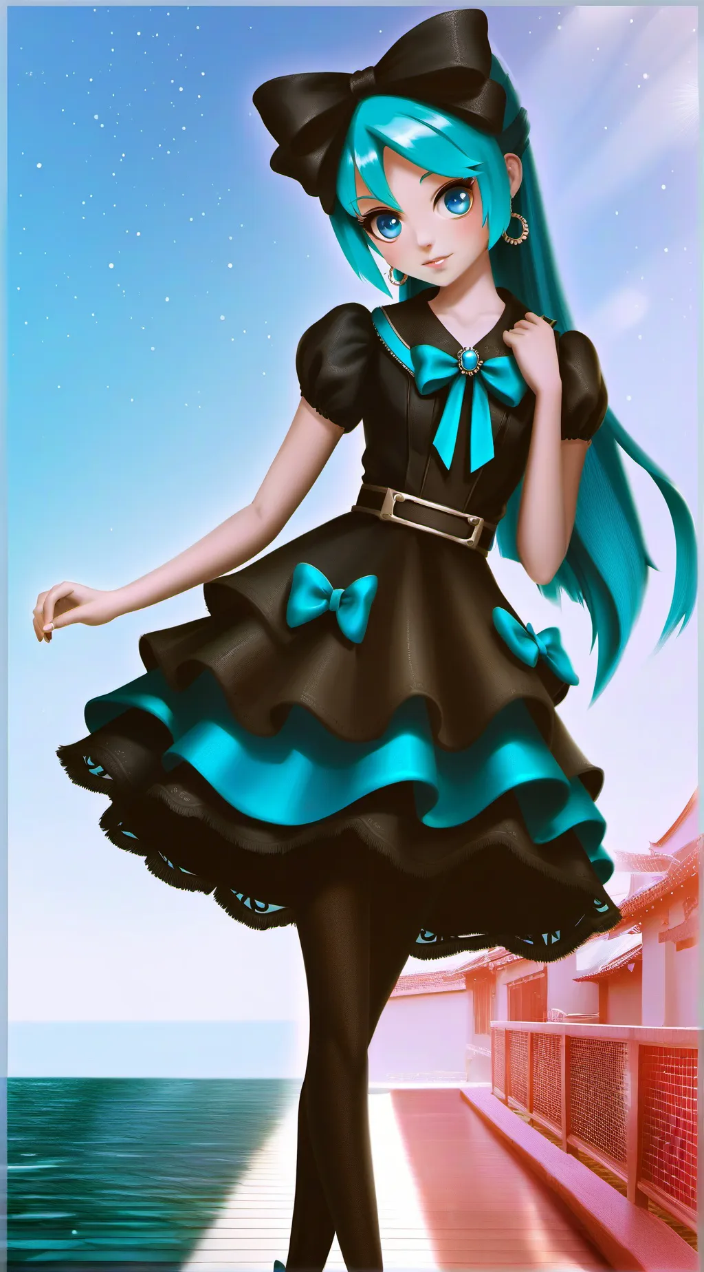 ai character: MHA hero gala background