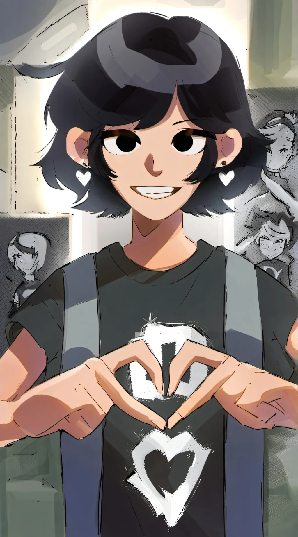 ai character: millie x bakugo background