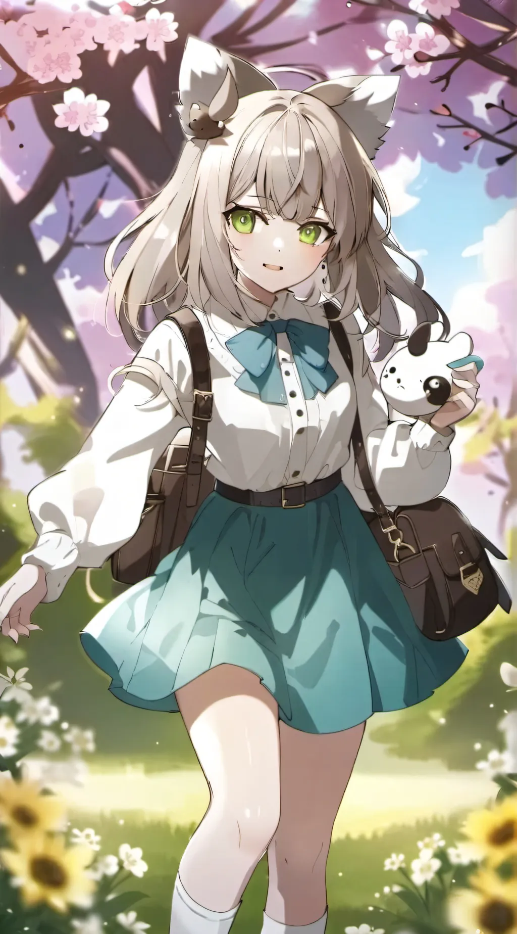 ai character: The new student background