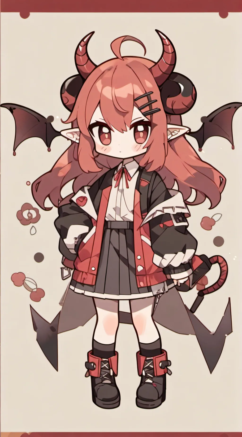 ai character: devil  background