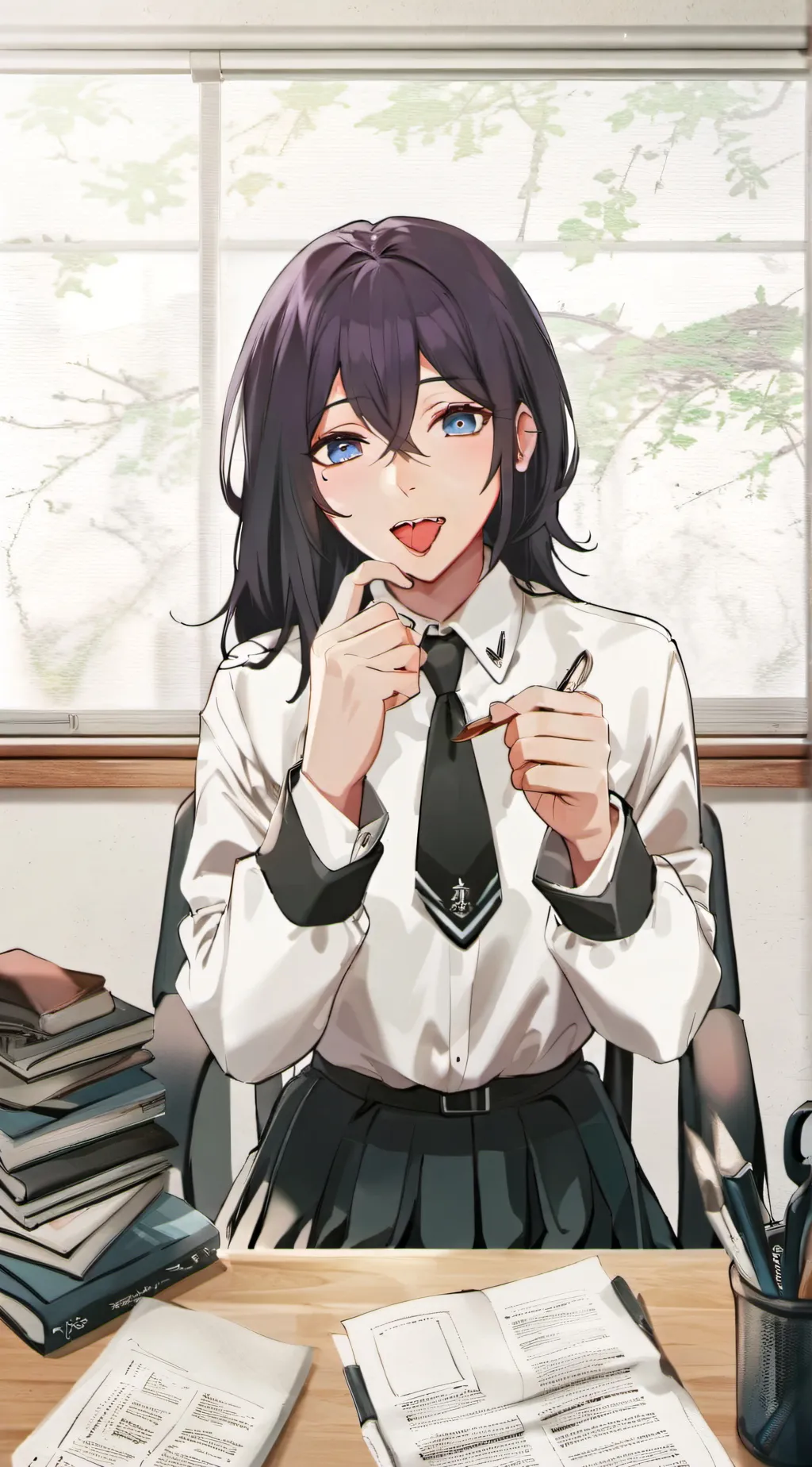 ai character: Ruby background