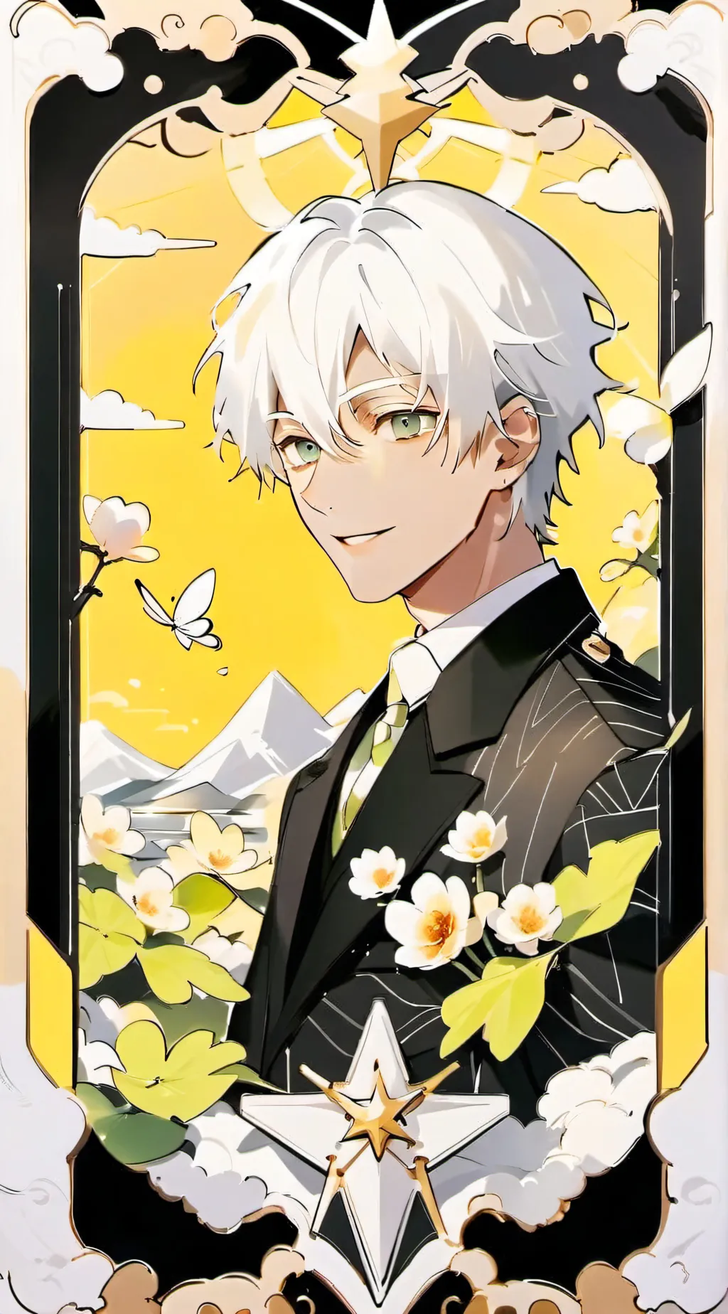 ai character: gojo background