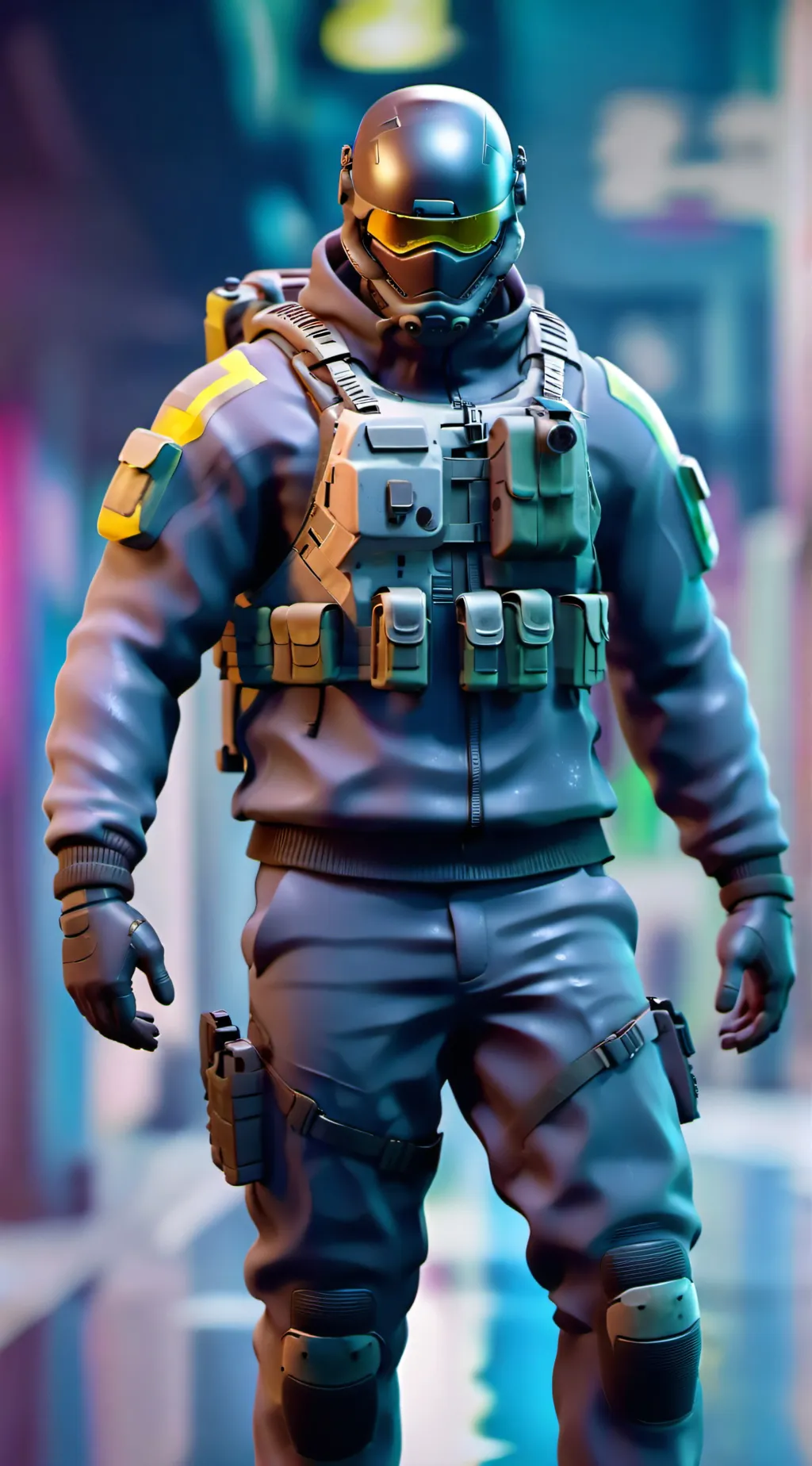 ai character: Soap macktivish background