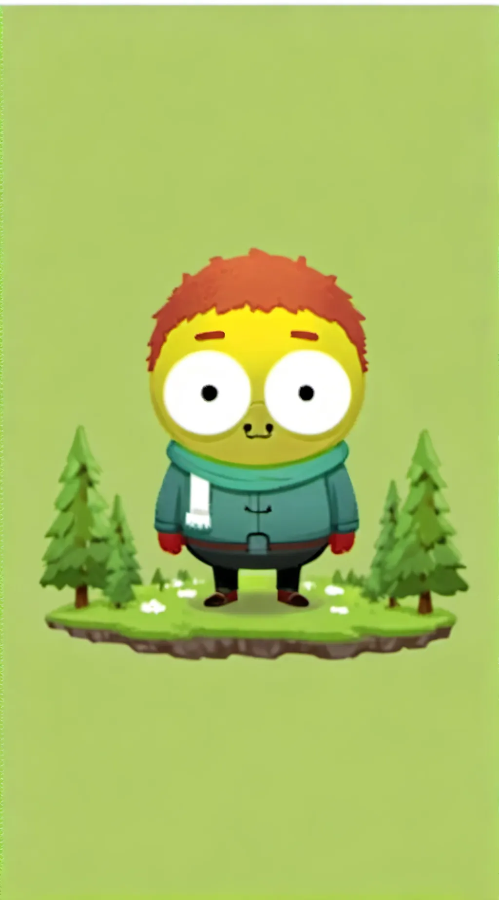 ai character: Duolingo. background